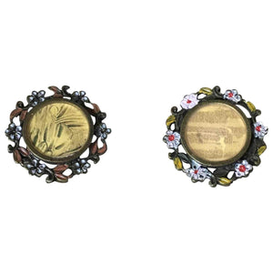 Marni green metal pins & brooches