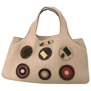 Marni white leather handbag