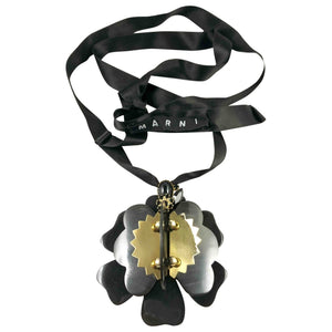 Marni brown horn necklaces