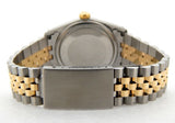 Pre Owned Mens Rolex Two-Tone Datejust with a Gold Diamond Dial 16013