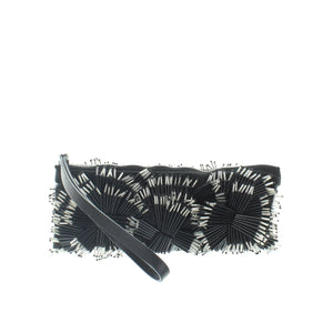 Marni black cloth clutch bag