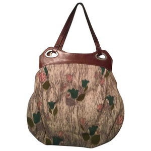 Marni multicolour cotton handbag