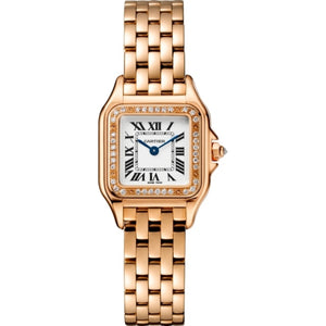 Cartier panthère  pink gold watch