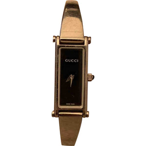 Gucci silver steel watch