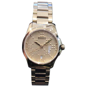 Gucci gold steel watch