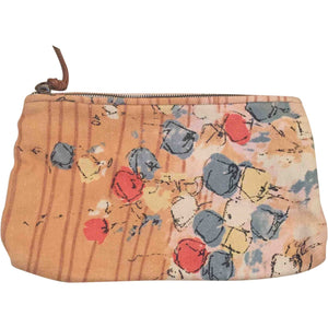 Marni camel cloth clutch bag