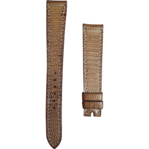 Hermès sellier beige leather watch