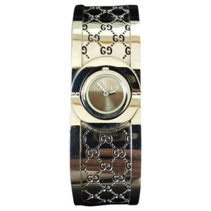 Gucci twirl silver steel watch