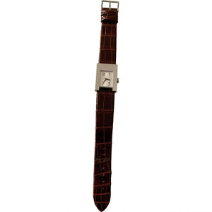 Pomellato metallic steel watch