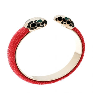 Bvlgari serpenti pink gold plated bracelets