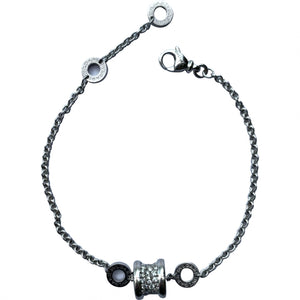 Bvlgari b.zero1 silver white gold bracelets