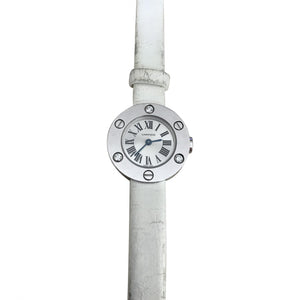 Cartier love white white gold watch
