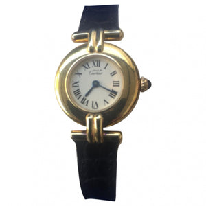 Cartier must vendôme  gold gold plated watch