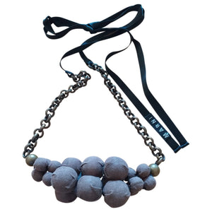 Marni brown metal necklaces