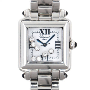 Chopard happy sport silver steel watch