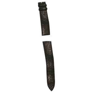 Cartier black alligator watch