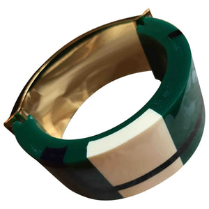 Marni green plastic bracelets