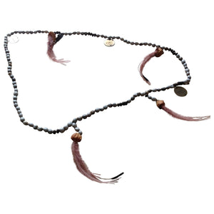 Marni pink metal long necklaces