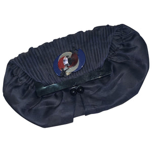 Marni black cloth clutch bag