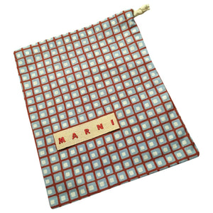 Marni multicolour cotton clutch bag