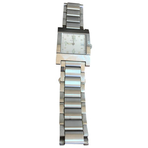 Gucci silver steel watch