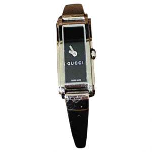 Gucci silver steel watch
