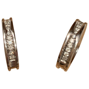 Bvlgari b.zero1 white white gold earrings