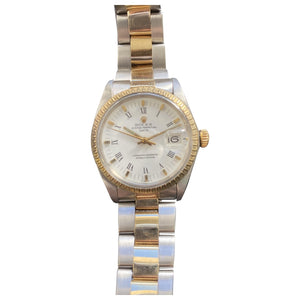 Rolex oyster perpetual 34mm gold gold and steel watch