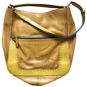 Marni yellow leather handbag