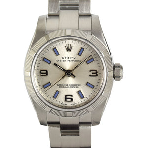 Rolex oyster perpetual 31mm silver steel watch