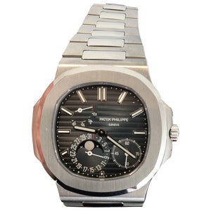 Patek Philippe nautilus blue steel watch
