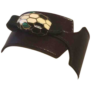 Bvlgari serpenti brown leather bracelets