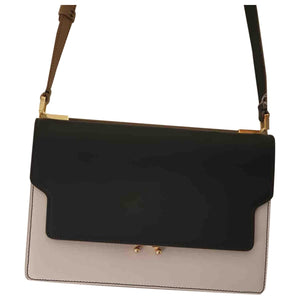Marni trunk multicolour leather handbag