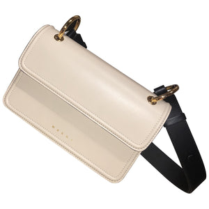 Marni white leather handbag