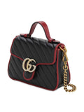 GG Marmont Mini Matelassé Top Handle Bag