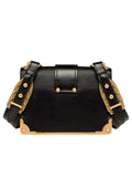 Cahier Black Leather Shoulder Bag