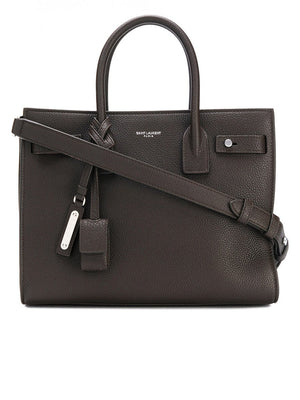 Baby Sac De Jour In Dark Brown Grained Leather