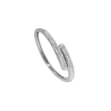white gold diamond bangle