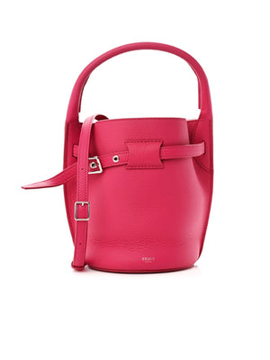 Big Bag Nano Bucket in Supple Grained Calfskin