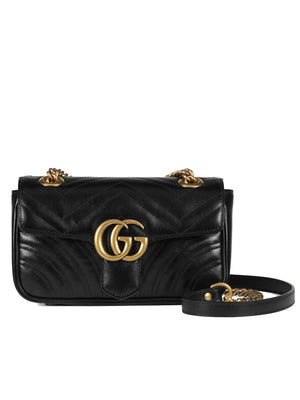 Gucci Bag | Marmont Mini Matelassé Black Leather