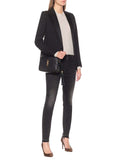Lou Camera Bag in Quilted Leather Bronze Hardware wearing