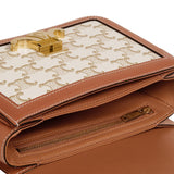 Teen Triomphe Bag in Triomphe Canvas and Calfskin