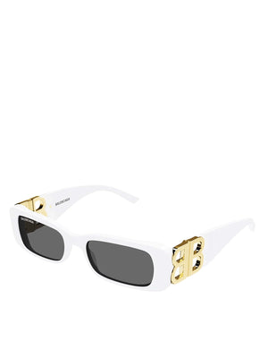 Dynasty Rectangle Sunglasses BB0096S in White