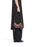 Le Cagole XS Shoulder Bag in Metallized Bronze