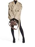 Neo Cagole XS Shoulder Bag in Metallized Bronze