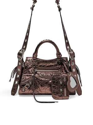 Neo Cagole XS Shoulder Bag in Metallized Bronze