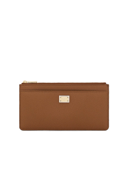 Large Dauphine Calfskin Card Holder