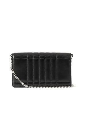 Lola Clutch in Black/palladium