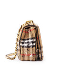 Small Lola Bag in Burberry Check Monogram