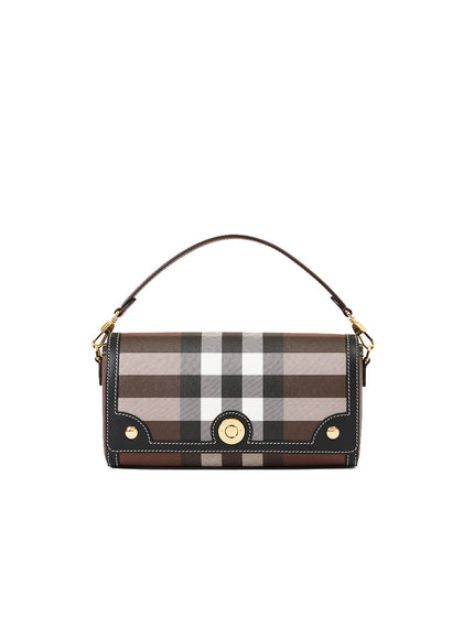 Top Handle Note Bag in Dark Birch Brown